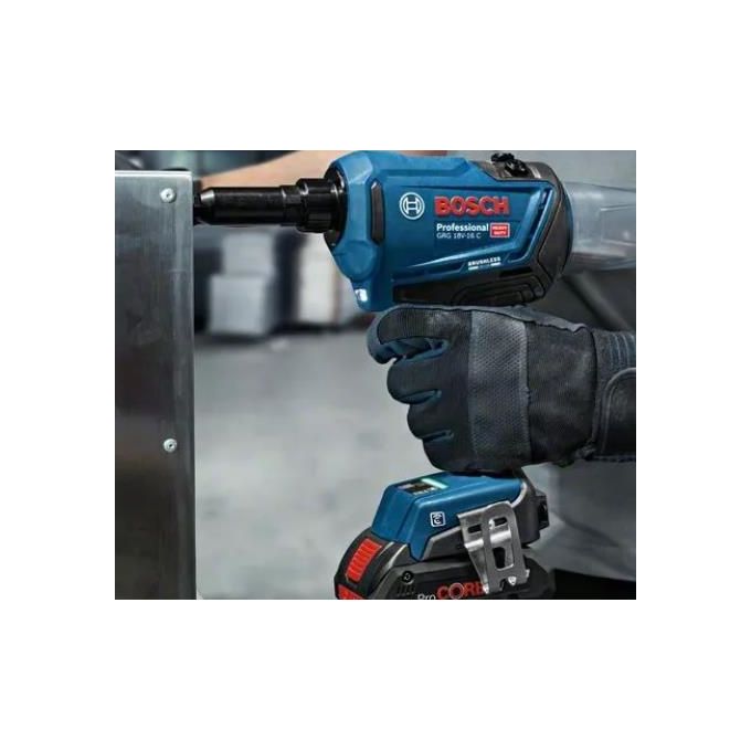 Bosch GRG 18V-16 C Set Rivettatrice a Batteria
