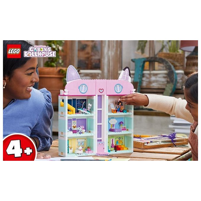LEGO 10788 La Casa delle Bambole di Gabby, Casa Giocattolo a 4 Piani e 8 Stanze con i Personaggi di Gabby, Regalo Bambini 4+