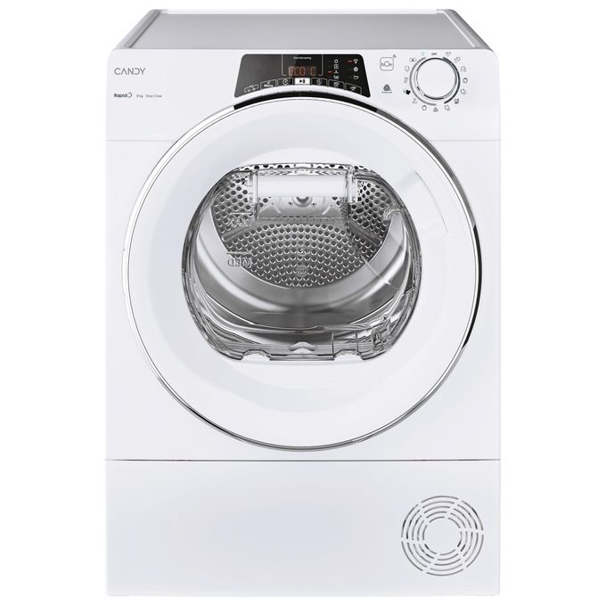 Candy Rapido' ROE H8A2TCEX-S Asciugatrice Libera Installazione Caricamento Frontale 8Kg Classe Energetica A++ Bianco