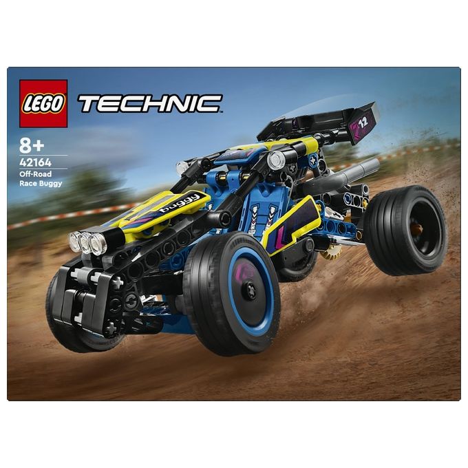 LEGO Technic 42164 Buggy da Corsa, Macchina Giocattolo per Bambini da 8 Anni in su, Regalo Amanti Modellini di Auto da Gara