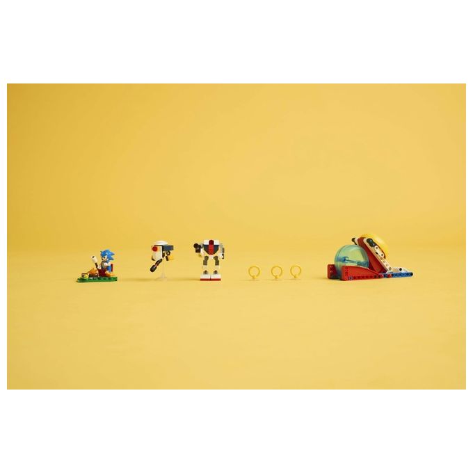 LEGO Sonic Duello al Falo' di Sonic Giochi d'Avventura per Bambini e Bambine da 7 Anni in su con Personaggi del Videogioco tra cui 2 Robot Giocattolo Idea Regalo di Compleanno per Gamer 77001