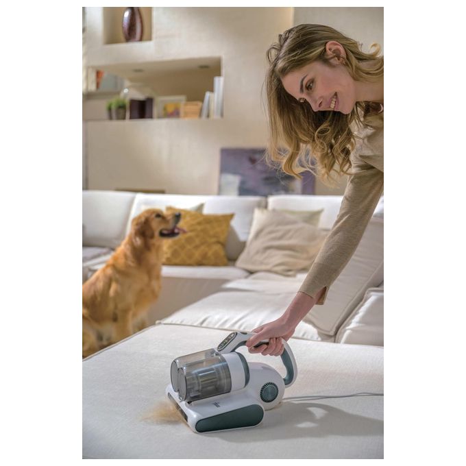 Hoover HMC510UV Battimaterasso Motorizzato sensore polvere rimozione acari luce UV-C Antiallergico Antibatterico