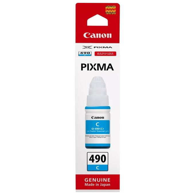 Canon GI490C Adatto per PIXMA G1400 Inchiostro Ciano