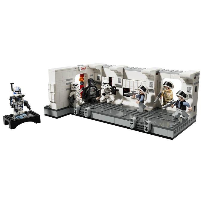 LEGO Star Wars 75387 Imbarco sulla Tantive IV, Giochi Bambini 8+, Scena nell'Astronave Giocattolo da Costruire con Minifigure