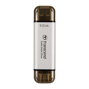 Transcend ESD310 Ssd 512Gb Esterno Portatile USB 3.2 Gen 2x1 Argento