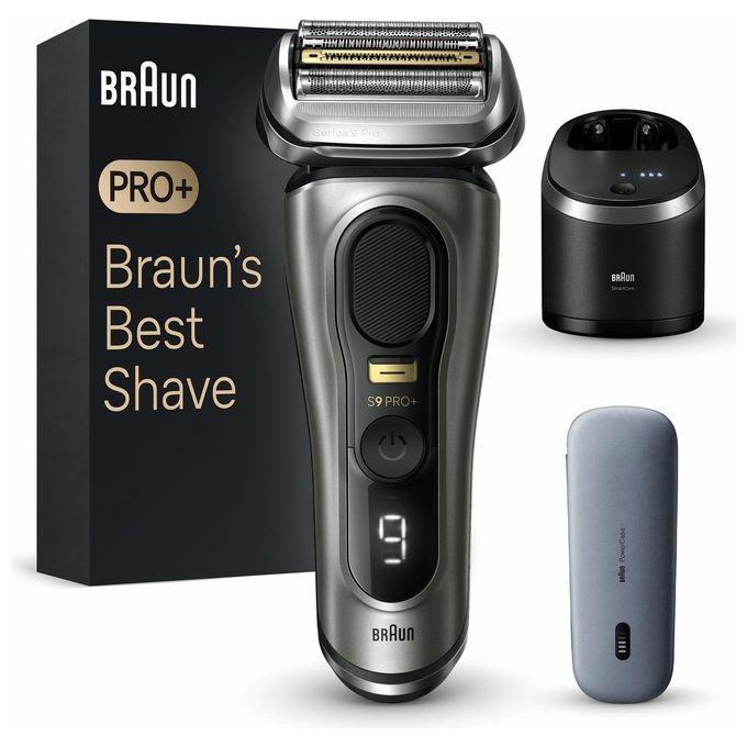 Braun Series 9 Pro 9575cc Wet e Dry Rasoio Trimmer Metallico