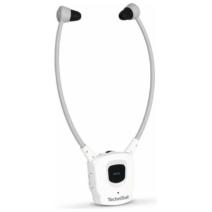 Technisat Stereoman ISI 3 Cuffie Wireless Stereo per TV Bianco