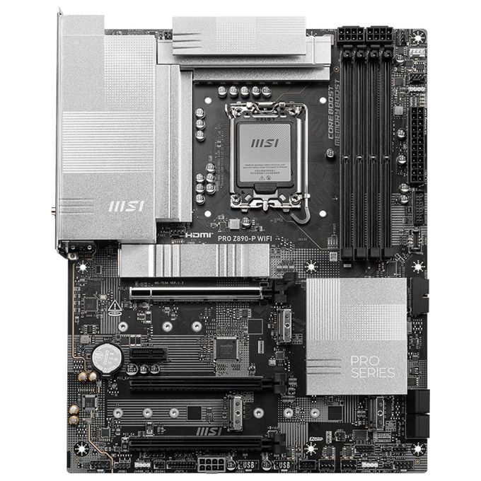 MSI Scheda Madre pro Z890-p Wifi Z890lga18514ddr53pci-ex161pci-ex14m.2 1usb4 1usb3.2 gen2 x2 2usb