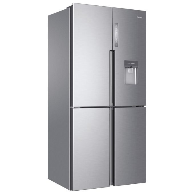 Haier RTG684WHJ Frigorifero Side by Side Capacita' 456 Litri Classe energetica F Total No Frost Compressore Inverter 180 cm Argento