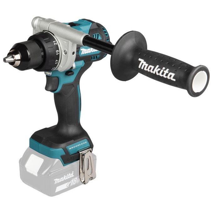 Makita DDF492Z Trapano Avvitatore 18V Motore Brushless 2100 Giri-min 141 Nm Impugnatura a Pistola Mandrino Autoserrante colore Blu Nero