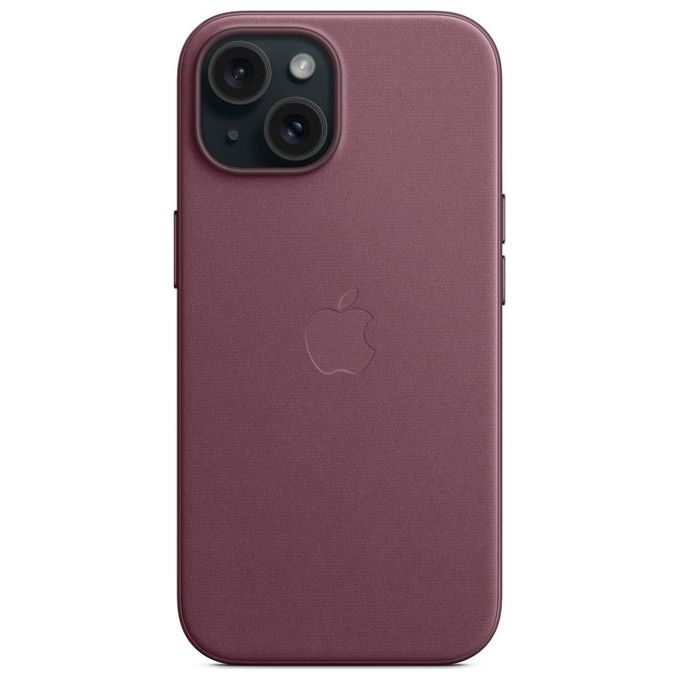Apple Custodia MagSafe in Tessuto FineWoven per iPhone 15 Gelso ​​​​​​​