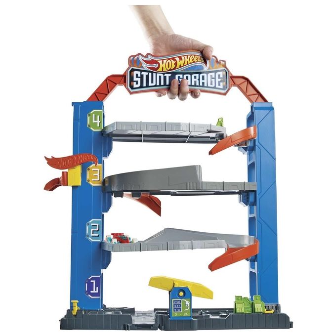 Mattel Garage delle Acrobazie Set Pista Hot Wheels