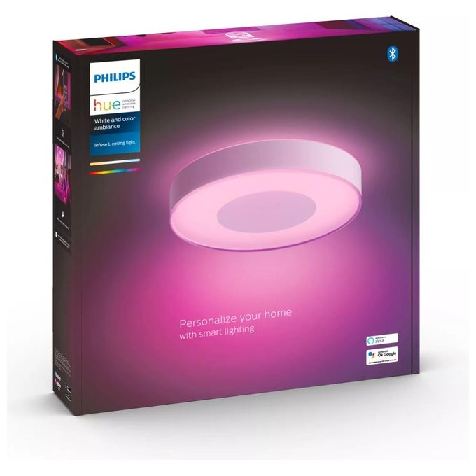 Philips Hue White and Color Ambiance Infuse Plafoniera Smart Bianca L