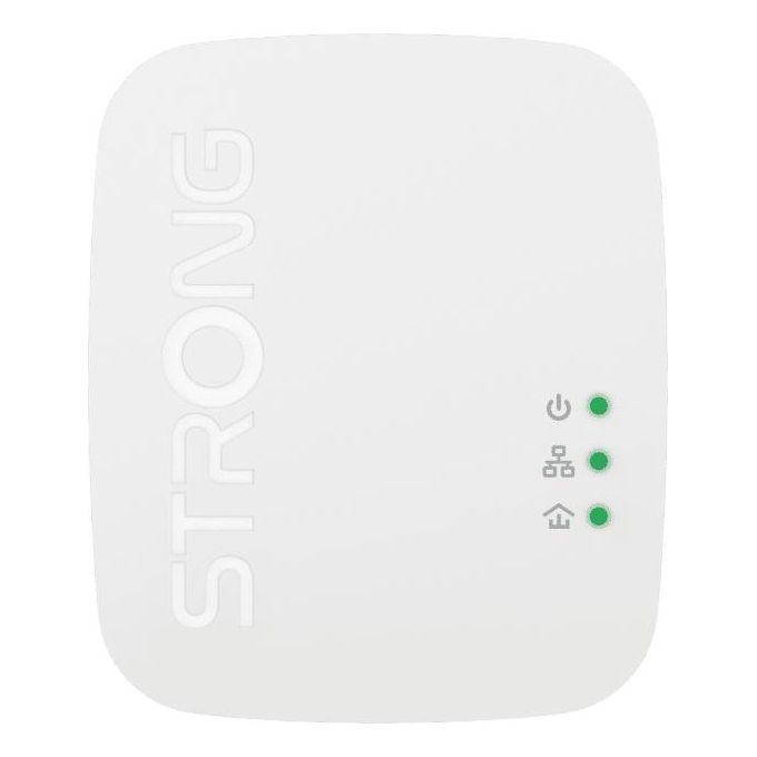 Strong POWERLWF1000DUOMINI Adattatore di Rete PowerLine 1000 Mbit-s Collegamento Ethernet LAN Wi-Fi Bianco 2 Pezzi