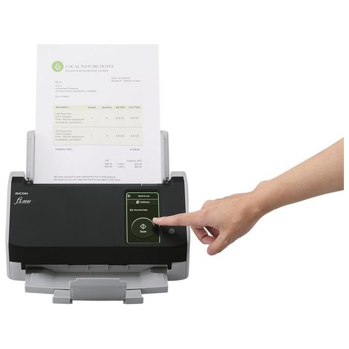 Fujitsu Ricoh fi-8040 ADF  Scanner ad Alimentazione Manuale 600x600 DPI A4 Nero-Grigio