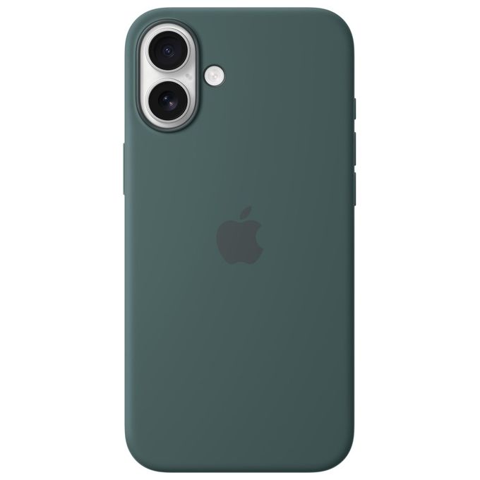 Apple Custodia MagSafe in Silicone per iPhone 16 Plus Verde Lago ???????