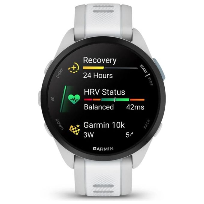 Garmin Forerunner 165 43mm 1.2'' GPS Sport Salute Notifiche Mist grey-Whitestone