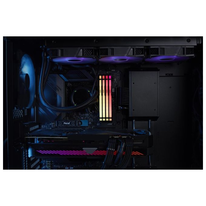 Kingston FURY Beast DDR5 RGB 32Gb 2x16Gb 5600MT-s DDR5 CL36 DIMM Memoria Gaming per Computer Fissi Kit da 2