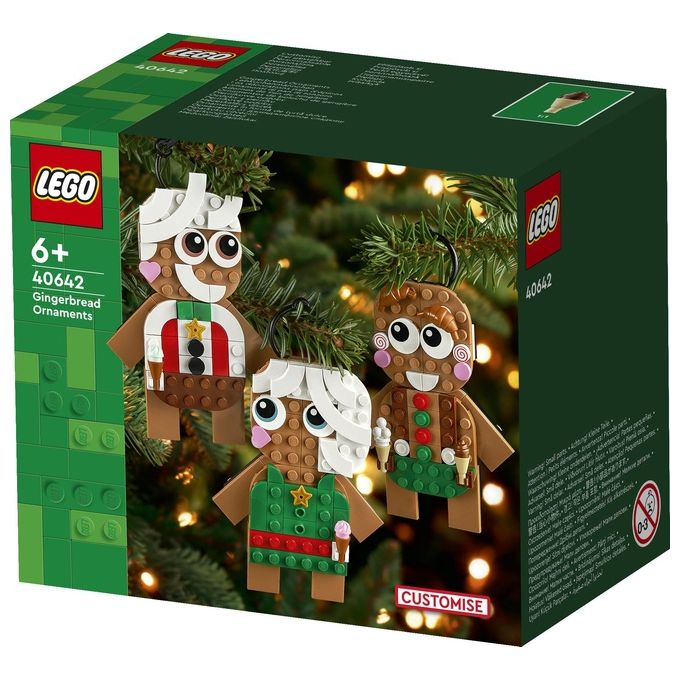 LEGO Creator 40642 Ornamenti di Pan di Zenzero, Giochi da Costruire per Bambini 6+, Regalo di Pasqua, Decorazione per Casa