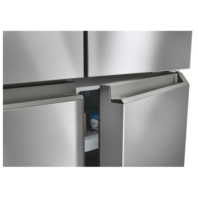 Haier Cube 83 HCR3818EWMM Frigorifero Side by Side 463L 4 Porte No Frost Platino