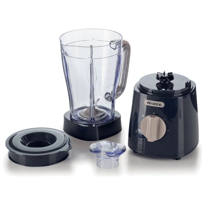 Ariete 576 Frullatore Breakfast 500W 4 Lame in Acciaio Inox 2 Velocita' con Funzione Pulse Capacita' 1.5 Litri Dark Grey