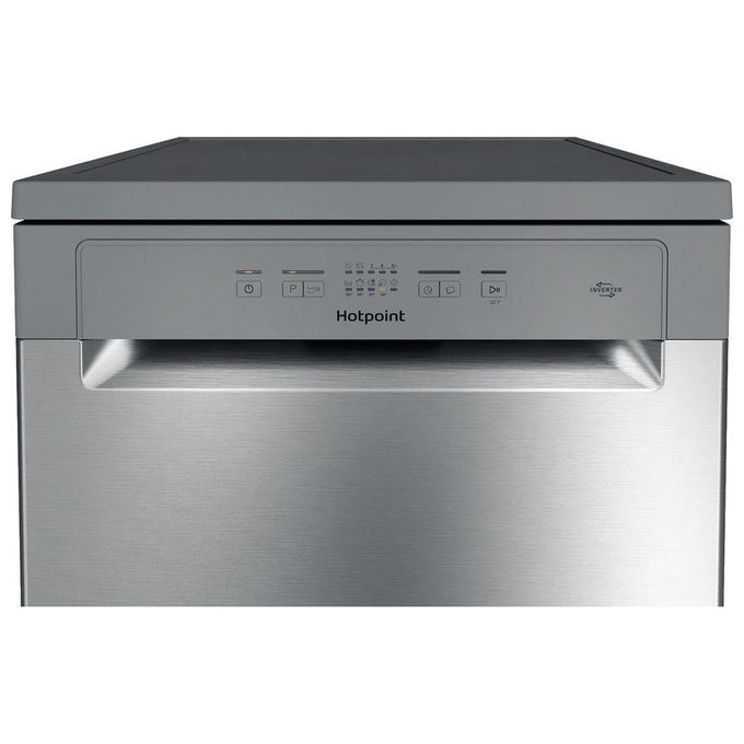 Hotpoint lavastoviglie libera installazione 14 coperti 60 cm classe e inox h2f hl626 x