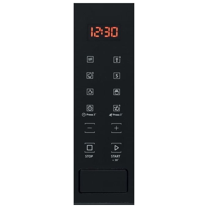 Hotpoint MF20S IX HA Forno a Microonde Capacita' 20 Litri Potenza 800W 21 Funzioni automatiche Programmi automatici Nero-Acciaio Inossidabile