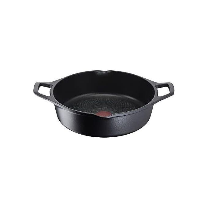 Lagostina Aroma Casseruola Bassa 2 Maniglie Coperchio Alluminio Pressofuso 28cm