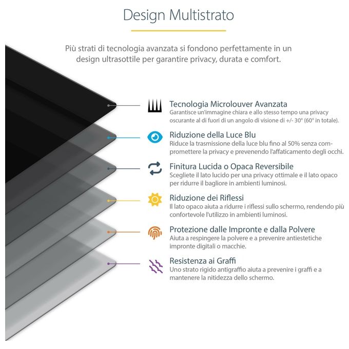 StarTech.com Filtro per la Privacy Universale per Monitor da 27