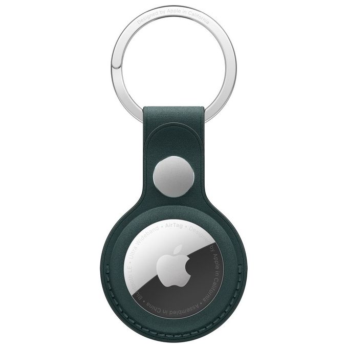 Apple Portachiavi AirTag in Tessuto FineWoven Verde Scuro ​​​​​​​