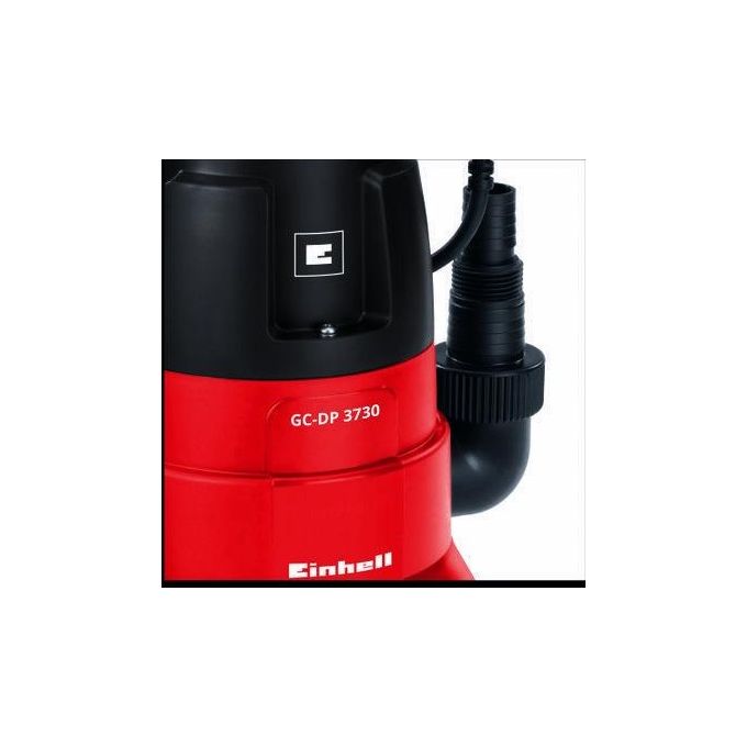 Einhell Elettropompa Acque Scure 370W Gh-Dp3730 Potente Pompa Sommergibile con Portata Massima 9000 L-h e Prevalenza di 5 Metri