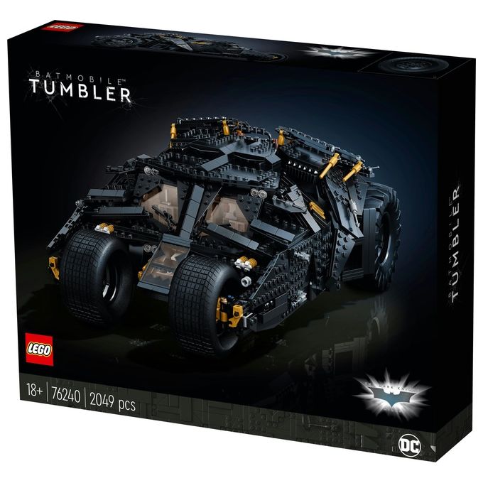 LEGO DC 76240 Batman Batmobile Tumbler, Modellismo Auto Da Costruire Per Adulti, Idea Regalo