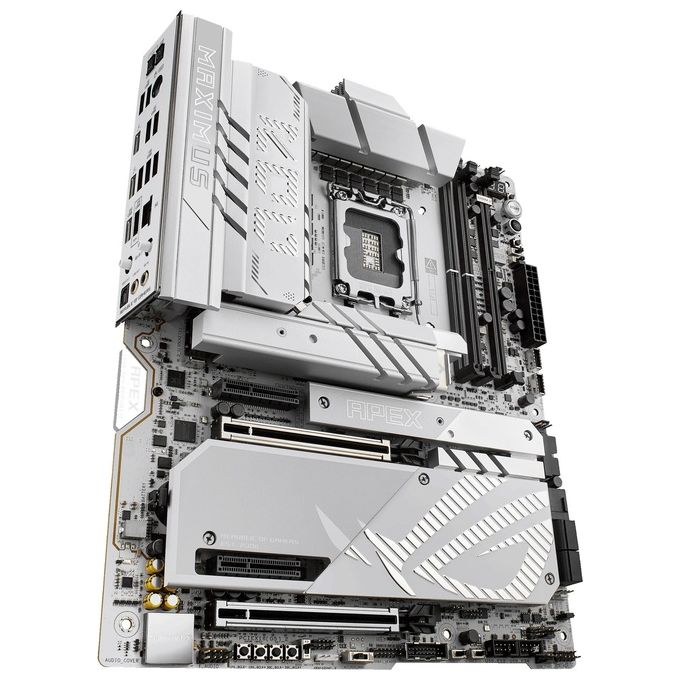ASUS ROG Maximus Z890 Apex Scheda Madre Intel ATX 22122 Fasi di AlimentazioneSlot DDR5 PCIe 5.0 GPU di Nuova Generazione 6 Slot M.2 WiFi 7 AI Overclocking Slot PCIe Q-Release Slim