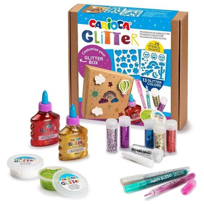 Carioca Box Glitter Creator box