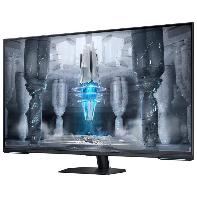 Samsung Monitor Gaming Odyssey Neo G7 (S43CG700), Flat, 43'', 3840x2160 (UHD), Piattaforma Smart TV, HDR10+, VA, 144Hz, 1ms, Freesync Premium PRO, HDMI, Display Port, USB, WiFi, Bluetooth, Casse