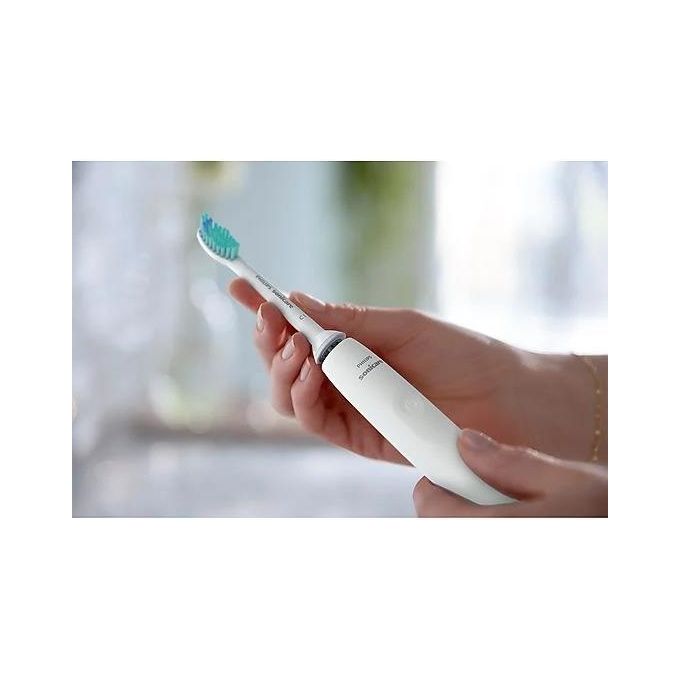 Philips HX3673-13 Sonicare 3100 Spazzolino elettrico sonico 1 modalita' SmartTimer QuadPacer autonomia 14 giorni colore Bianco