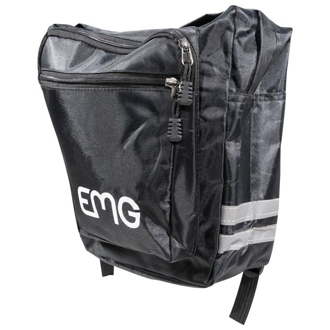 Eletric Moving Green Bb 30 Emg Borse per Bicicletta 30 Litri Nero