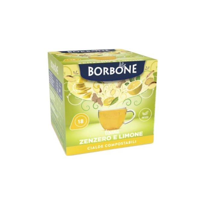 Borbone Cialde Tisana Zenzero e Limone