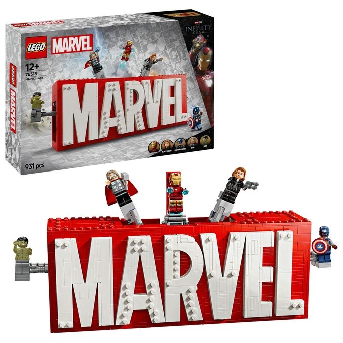 LEGO Marvel Logo e Minifigure MARVEL 76313