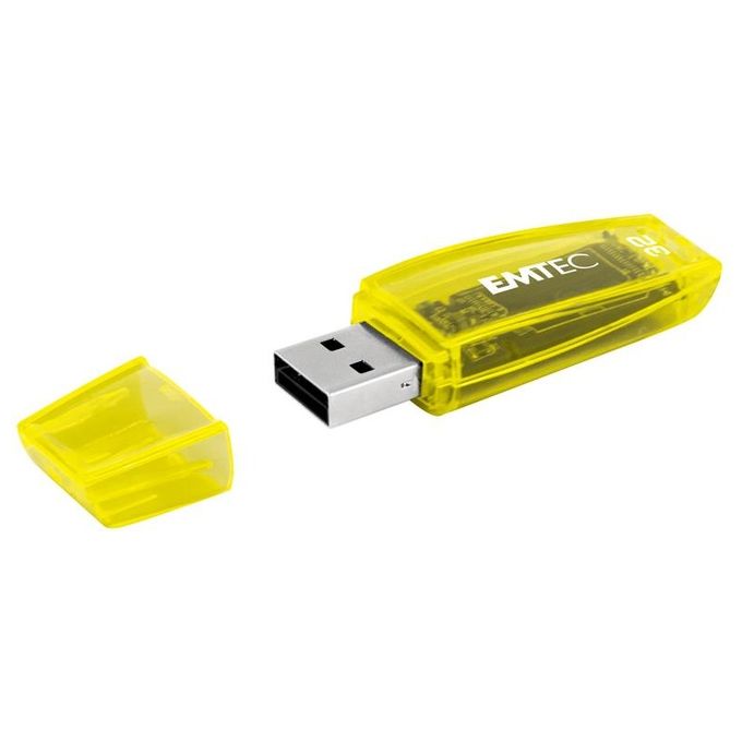 Emtec Chiavetta Usb 2.0 C410 16Gb 2 Pezzi Neon