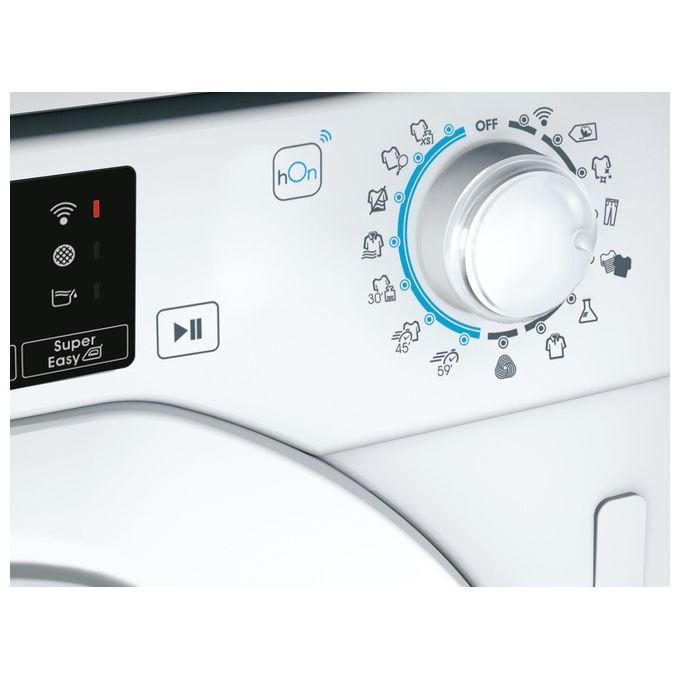 Candy Smart Pro BCTD H7A1TE-S Asciugatrice da Incasso a Pompa di Calore Slim Classe energetica A+ Capacita' di carico 7 Kg Partenza Ritardata