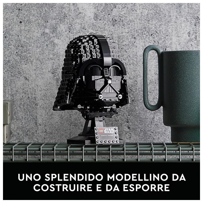 Lego, Casco Darth Vader Star Wars, Set costruzioni 75304