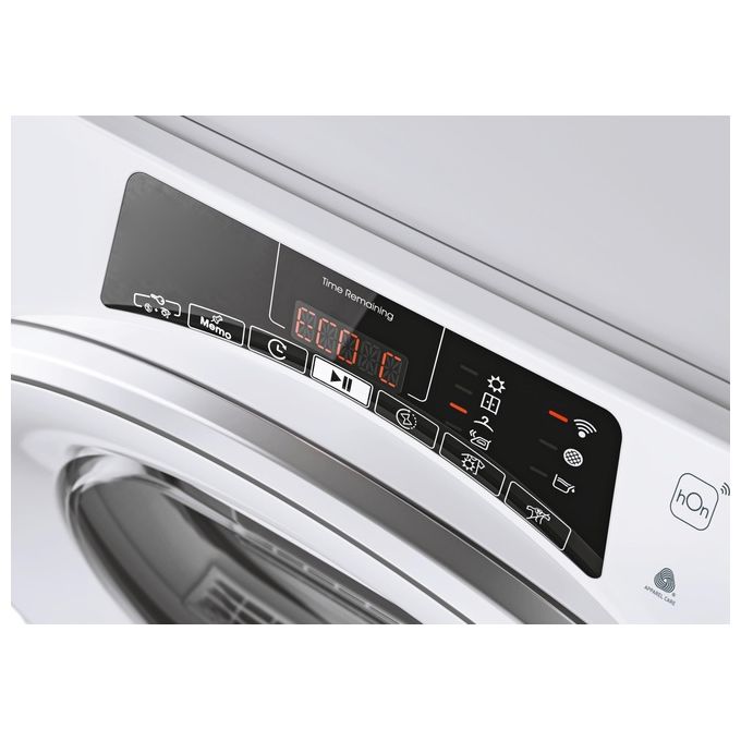 Candy RapidÓ ROE H8A3TSEX-S Asciugatrice a pompa di calore 8Kg Classe A+++ motore Inverter Easy case Kilo detector programma lana controllo remoto bianco  596x611x850