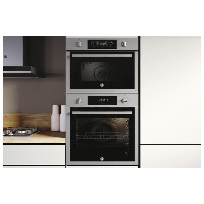 HOOVER HOC3U3178IN Forno Elettrico da Incasso Ventilato Multifunzione con Grill 70 Litri 60 cm Classe A+ Wi-Fi colore Acciaio Inox