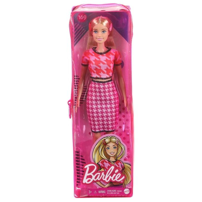 Mattel Barbie Fashionistas T-Shirt e Gonna Rosa