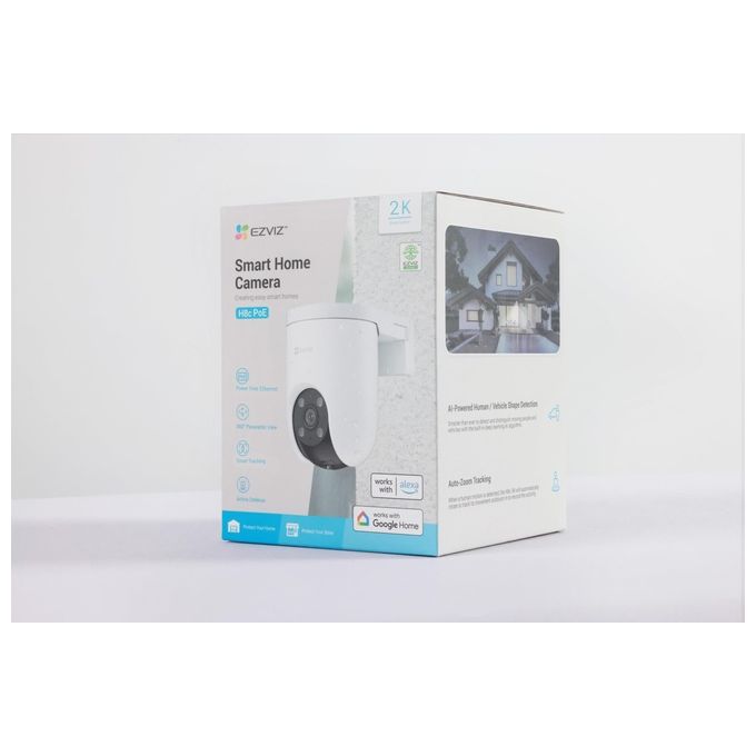 Ezviz H8c Poe 3mp Telecamera Da Esterno Motorizzata Auto Tracking E Difesa Attiva 3mp