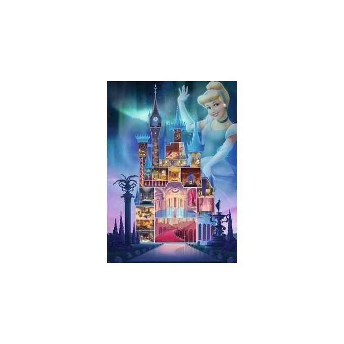 Ravensburger Puzzle 1000 Pezzi Disney Princess Cenerentola Castle Collection