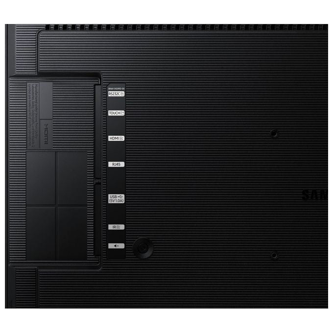 Samsung LH24QBCTBGCXEN Visualizzatore di Messaggi Pannello Piatto per Segnaletica Digitale 23.8'' Led Wi-fi 250 Cd-m² Full Hd Nero Touch Screen Processore Integrato Tizen 16-7