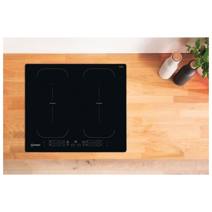 Indesit IB 88B60 NE Piano Cottura a Induzione 4 Zone 60 cm Nero