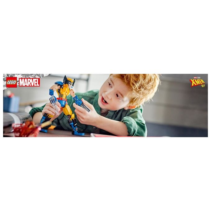 LEGO Marvel 76257 Personaggio di Wolverine, Action Figure Costruibile degli X-Men con 6 Elementi Artiglio, Collezione Supereroi